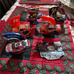 Racing Car Toy Set - Red, Blue, Orange